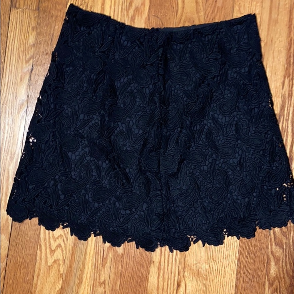 Express Lace Flare Skirt